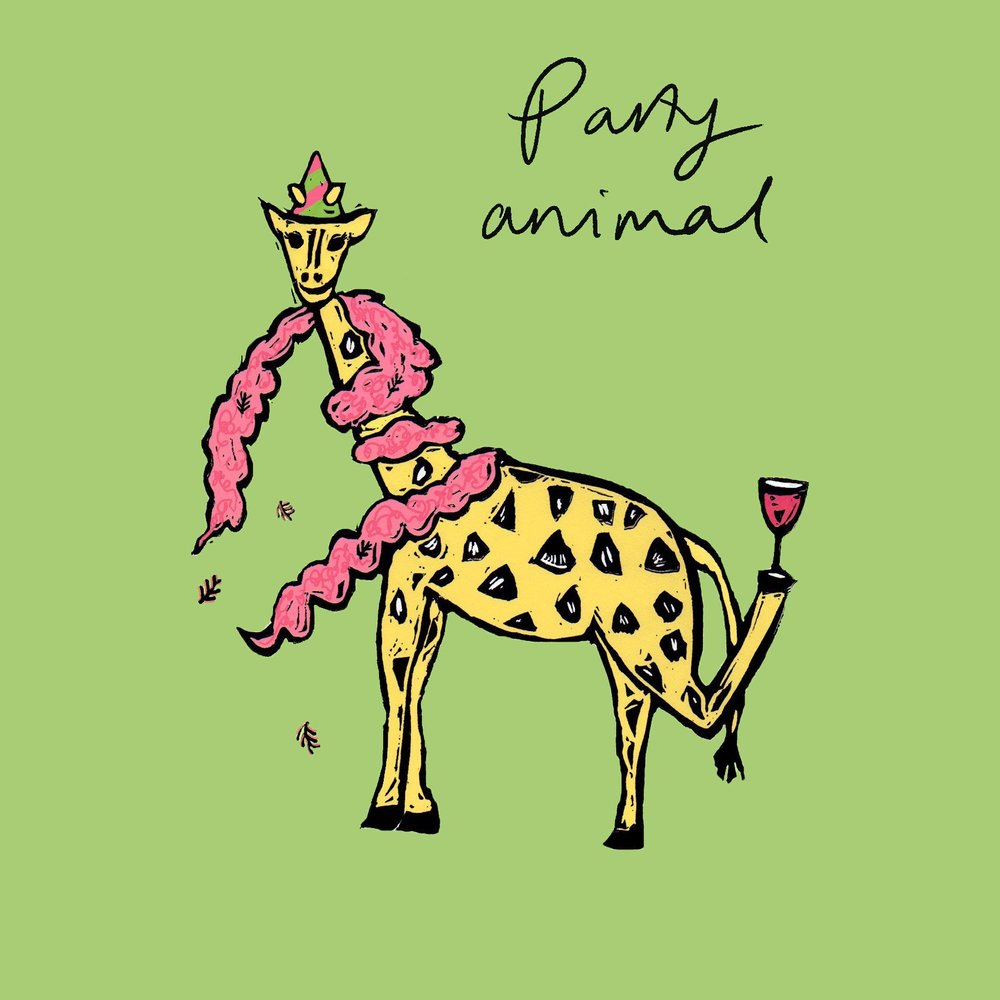 Party Animal greeting card
