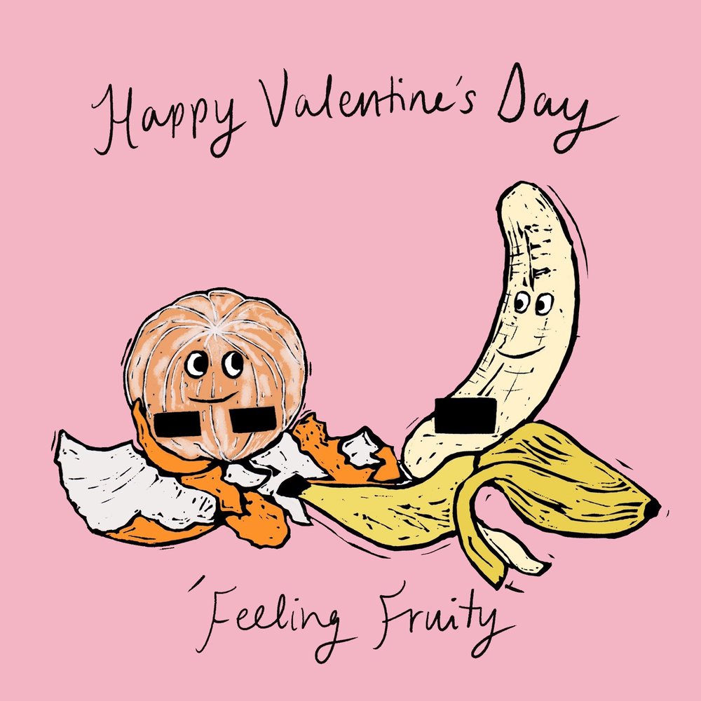Feeling Fruity greeting card
