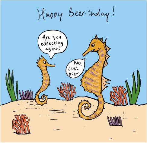 No, Just Beer card artwork