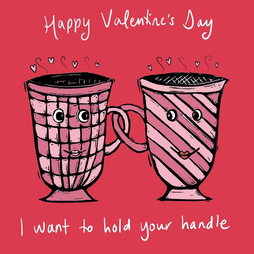 I Want to Hold Your Handle greeting card