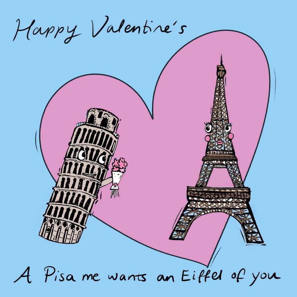 A Pisa Me card artwork