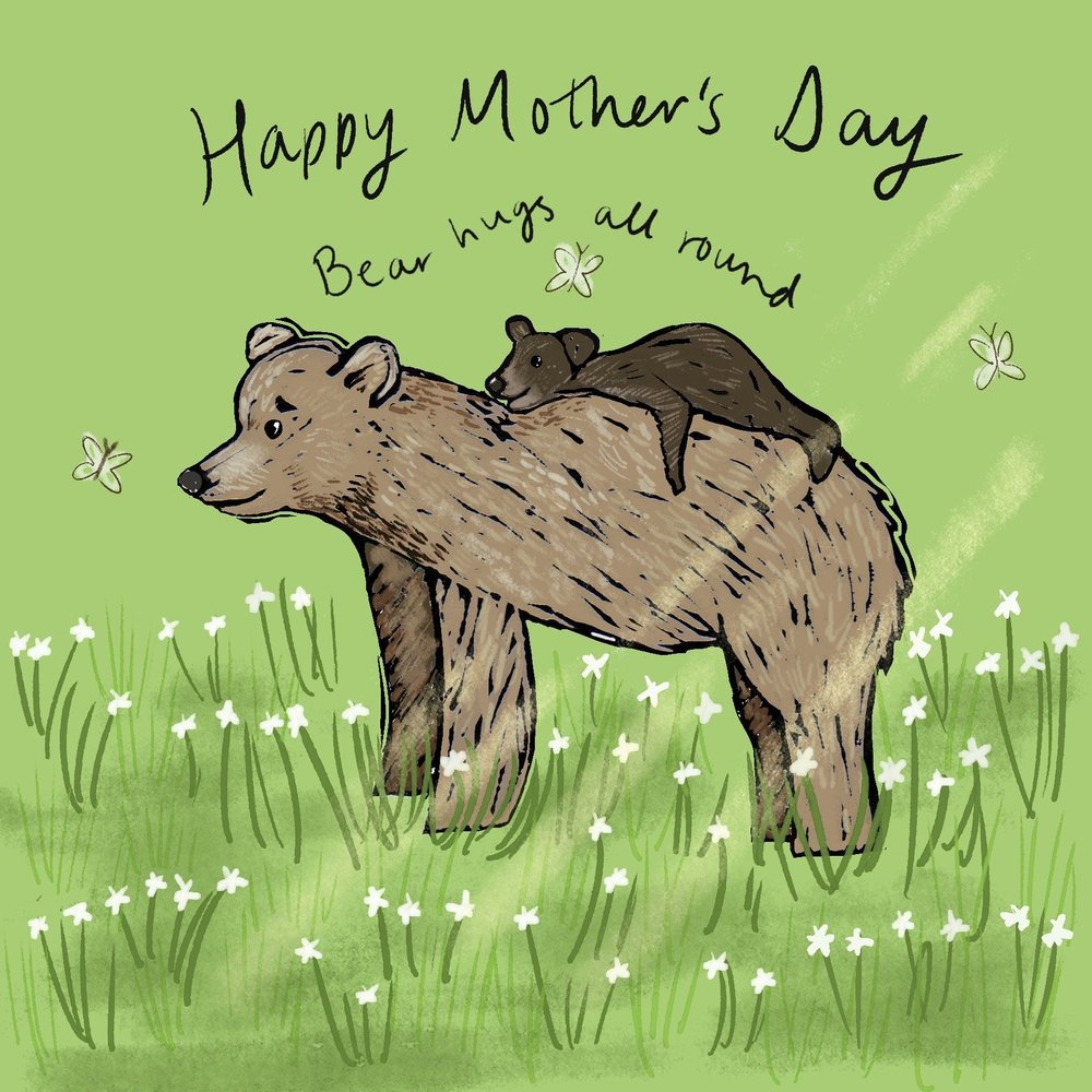 Bear Hug greeting card