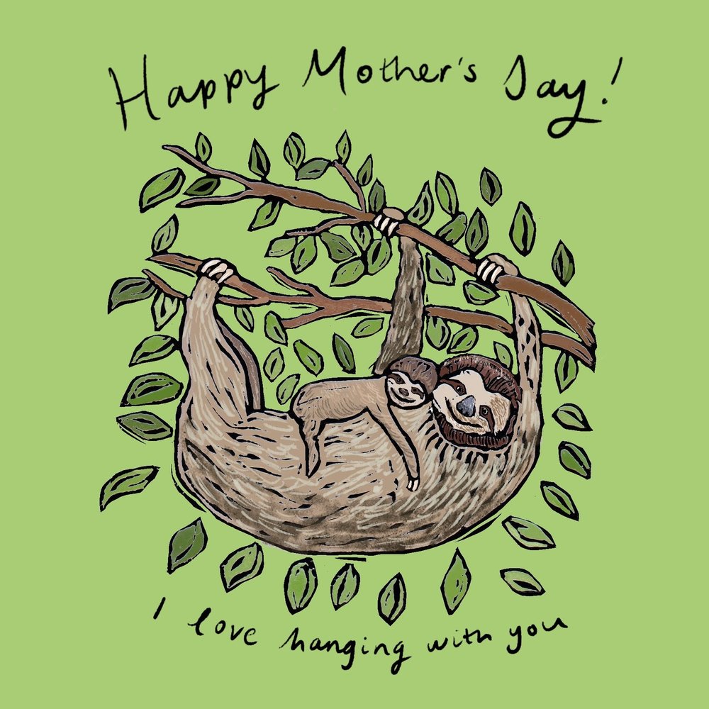 Hanging with You greeting card