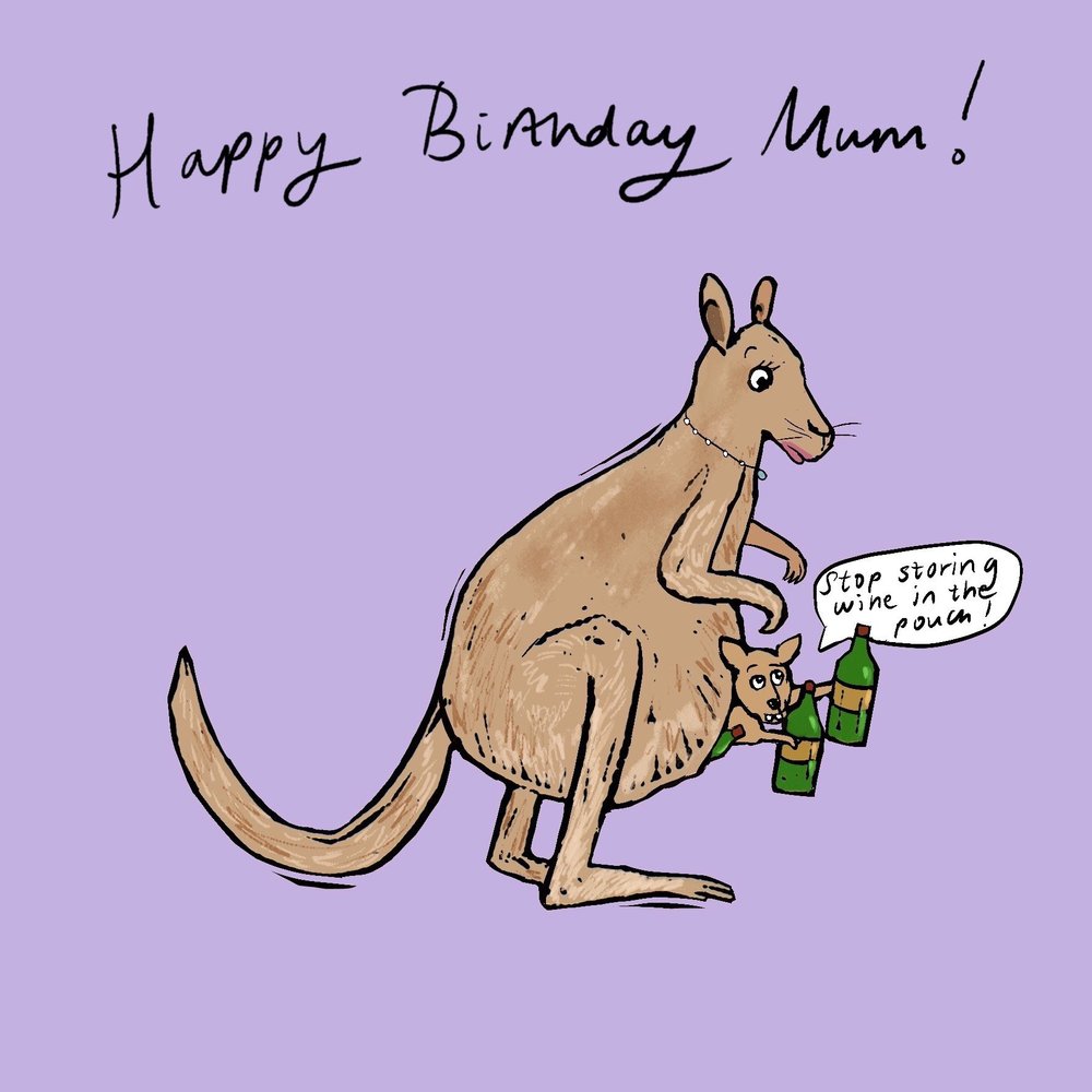 Wine in the Pouch card artwork