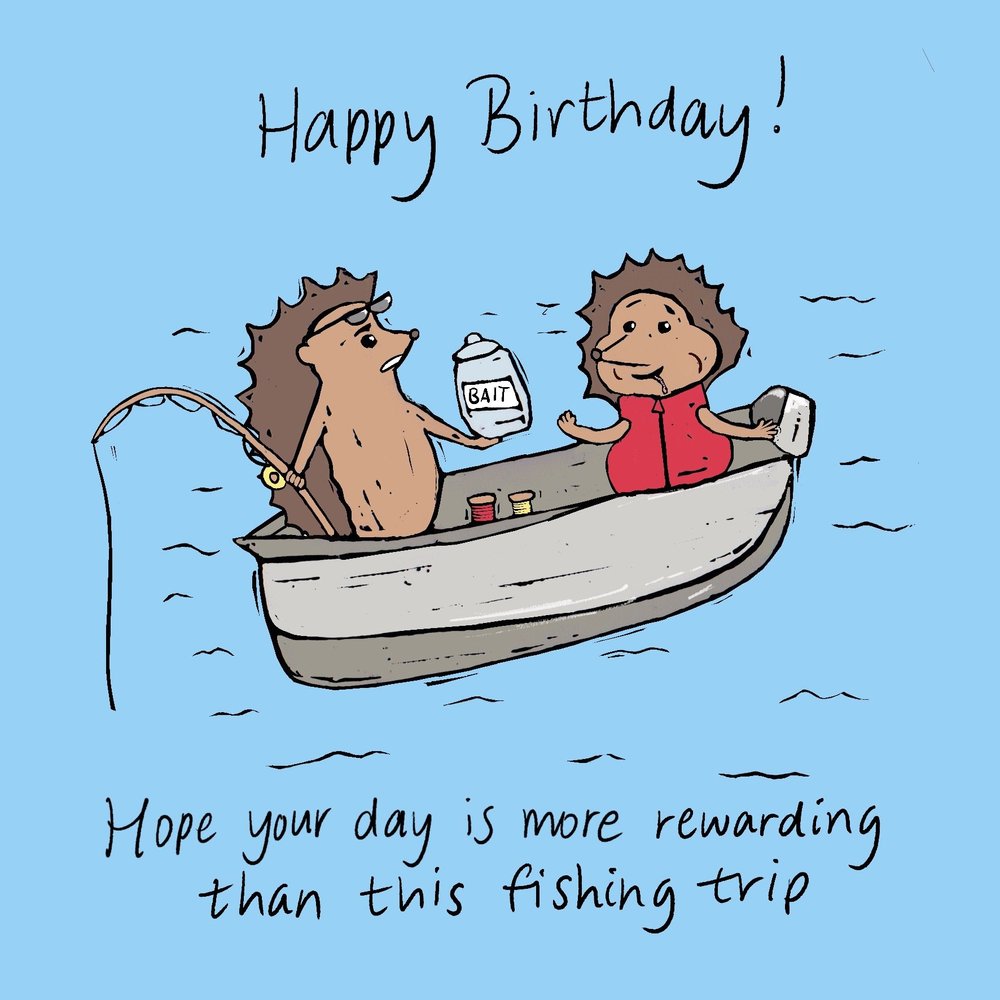 Fishing Trip greeting card