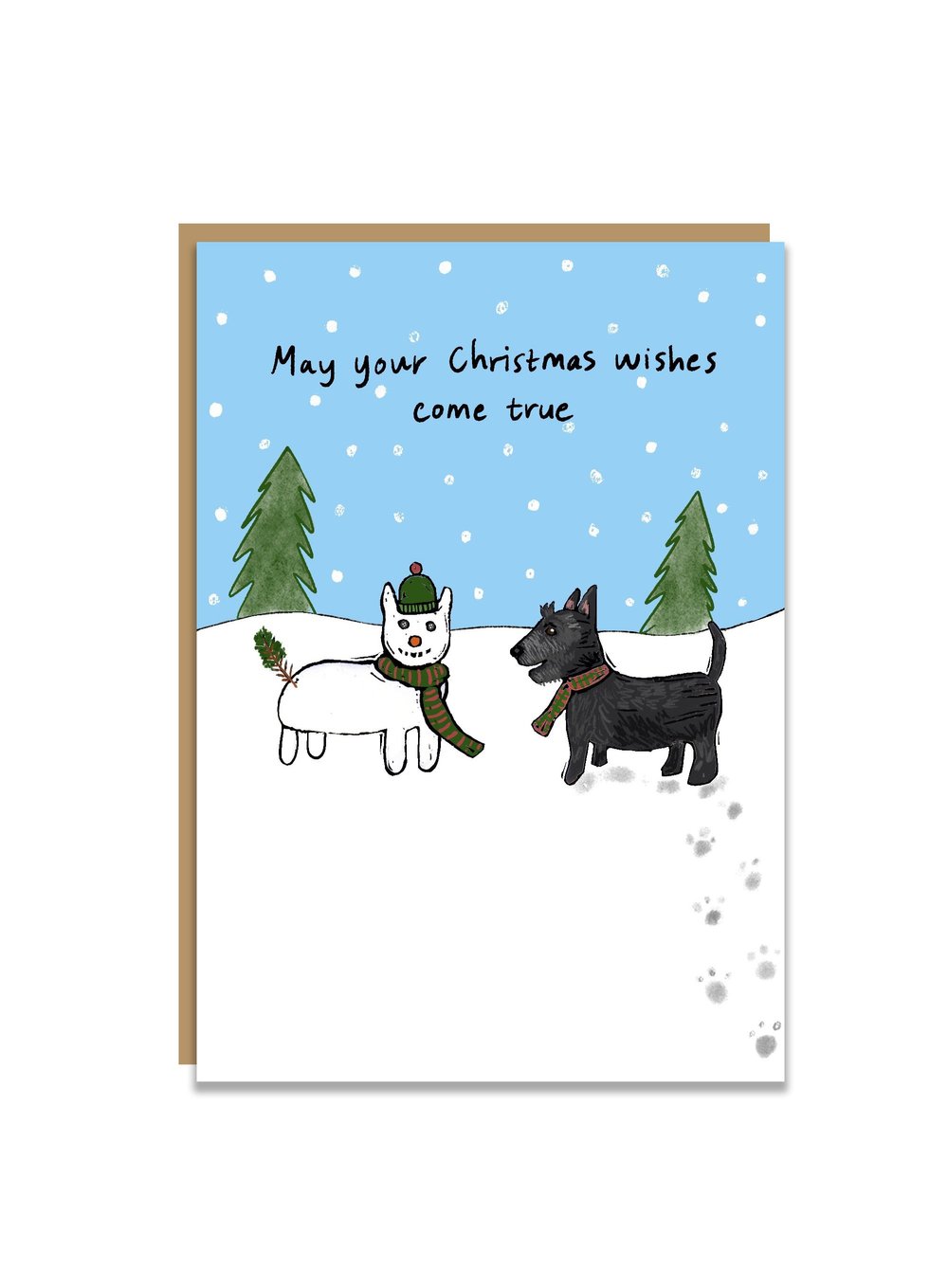 Christmas Wishes greeting card